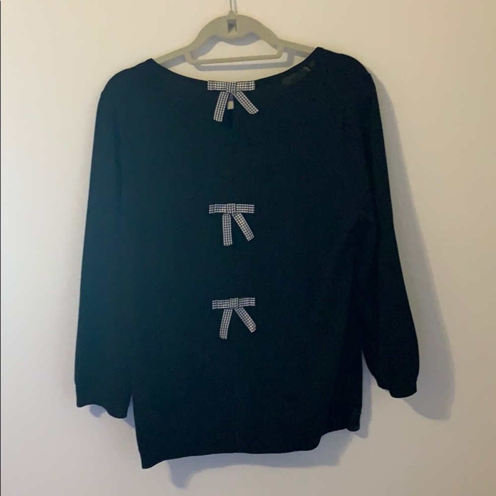 Talbots Size L Black Sweater NWT